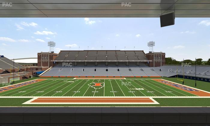 Gies Memorial Stadium - Section Colonnades Club 307 Seat View