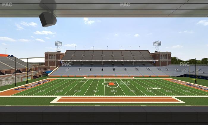 Gies Memorial Stadium - Section Colonnades Club 308 Seat View