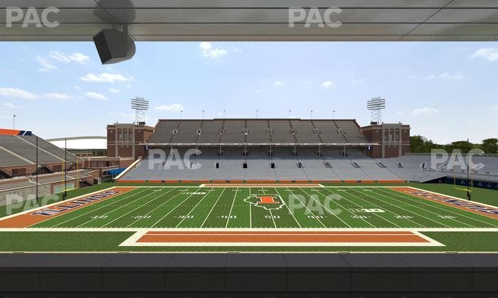 Gies Memorial Stadium - Section Colonnades Club 308 Seat View