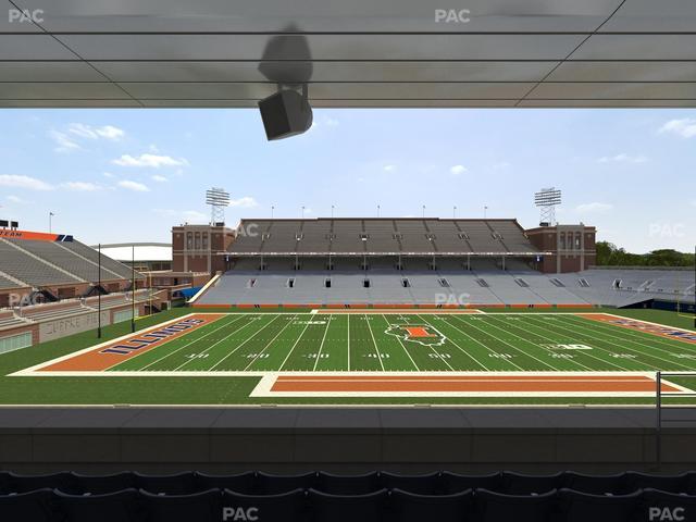 Gies Memorial Stadium - Section Colonnades Club 309 Seat View