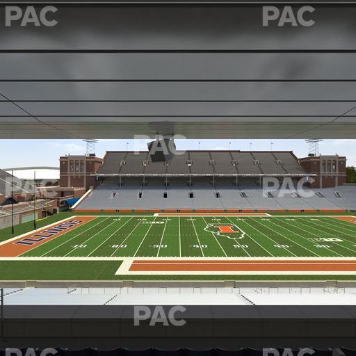 Gies Memorial Stadium - Section Colonnades Club 309 Seat View