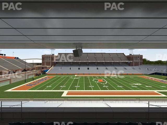 Gies Memorial Stadium - Section Colonnades Club 309 Seat View Gies Memorial Stadium - Section Colonnades Club 309 Seat View