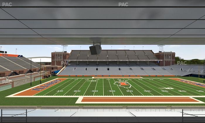 Gies Memorial Stadium - Section Colonnades Club 309 Seat View