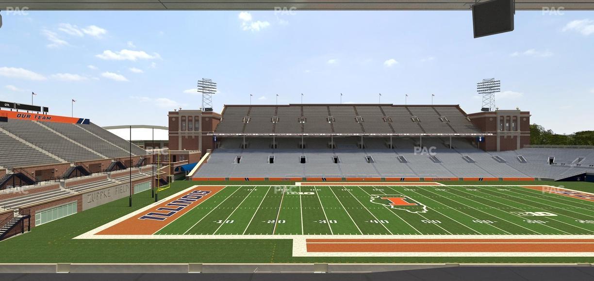 Gies Memorial Stadium - Section Colonnades Club 310 Seat View