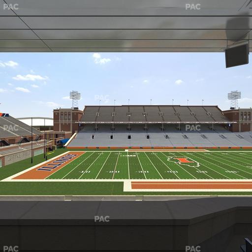 Gies Memorial Stadium - Section Colonnades Club 310 Seat View