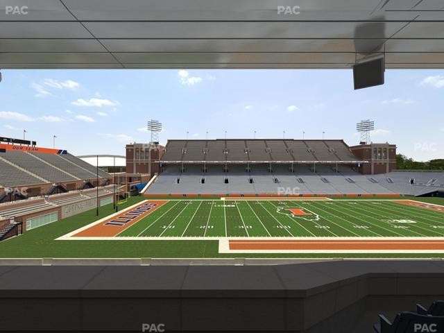 Gies Memorial Stadium - Section Colonnades Club 310 Seat View