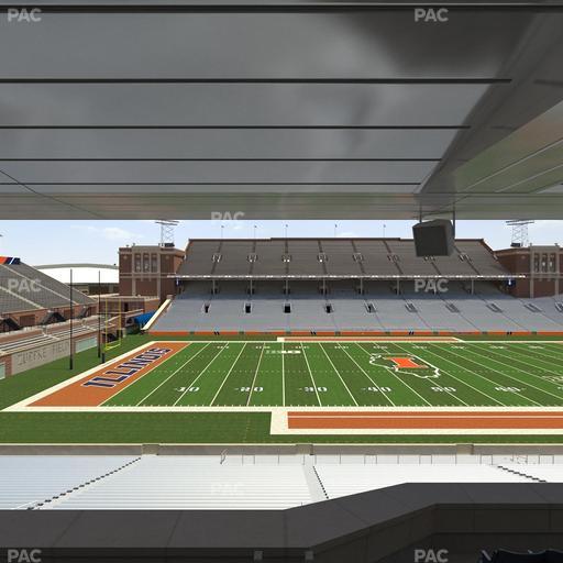 Gies Memorial Stadium - Section Colonnades Club 310 Seat View