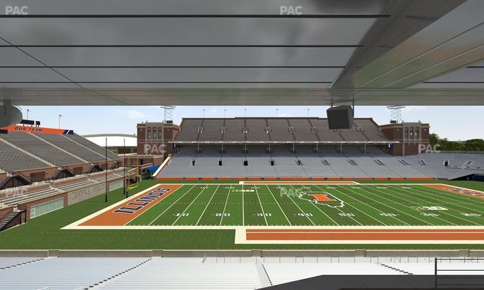 Gies Memorial Stadium - Section Colonnades Club 310 Seat View