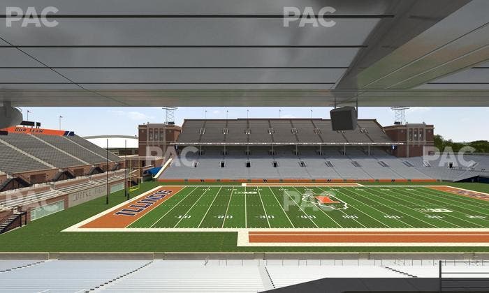 Gies Memorial Stadium - Section Colonnades Club 310 Seat View