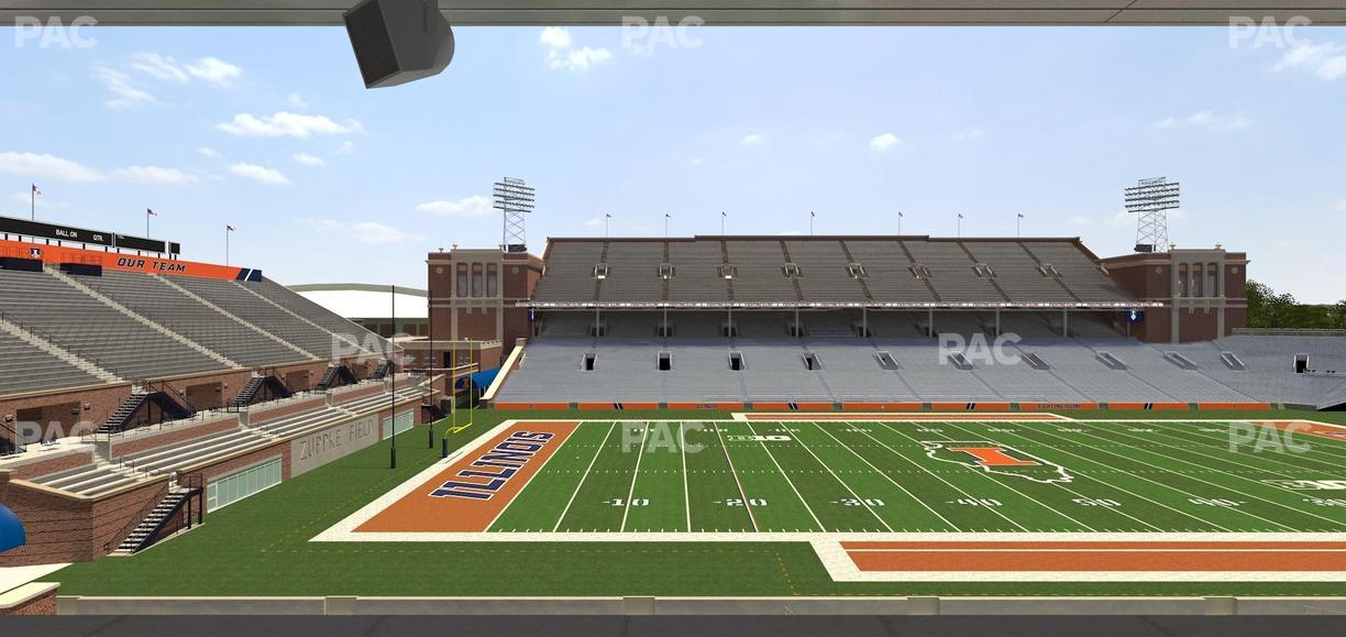 Gies Memorial Stadium - Section Colonnades Club 311 Seat View