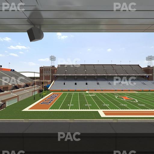 Gies Memorial Stadium - Section Colonnades Club 311 Seat View