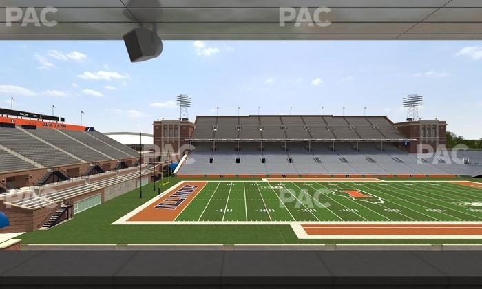 Gies Memorial Stadium - Section Colonnades Club 311 Seat View