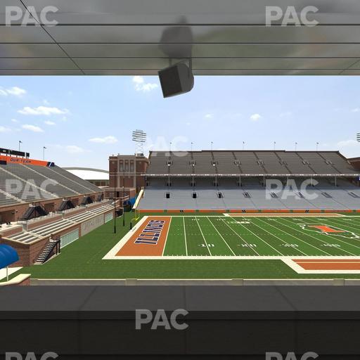 Gies Memorial Stadium - Section Colonnades Club 312 Seat View