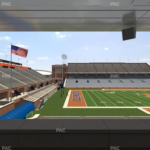 Gies Memorial Stadium - Section Colonnades Club 313 Seat View