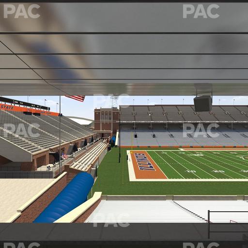 Gies Memorial Stadium - Section Colonnades Club 314 Seat View