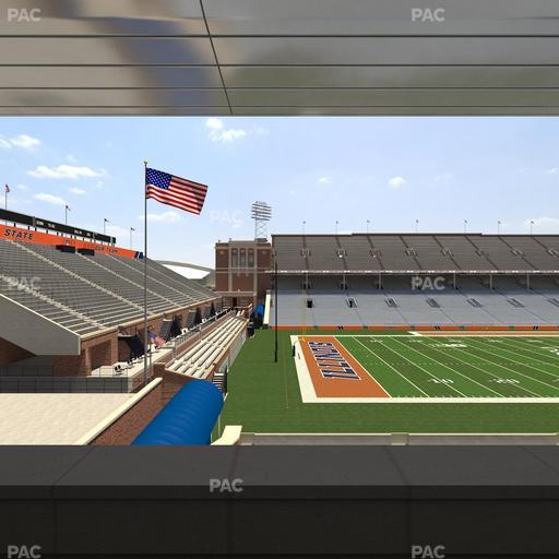 Gies Memorial Stadium - Section Colonnades Club 314 Seat View