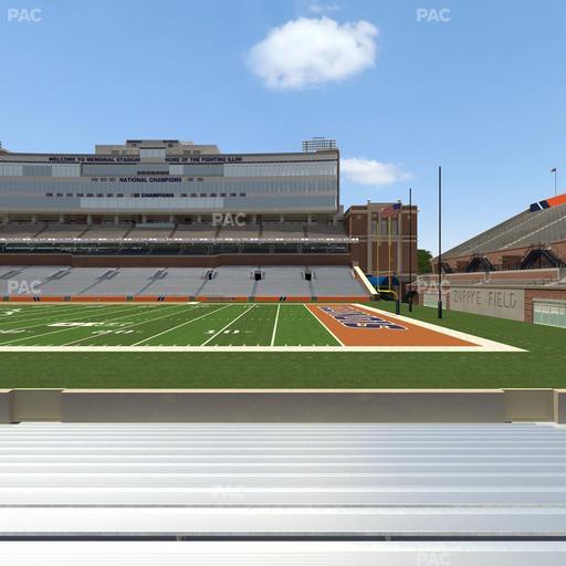 Gies Memorial Stadium - Section Front 102 Seat View