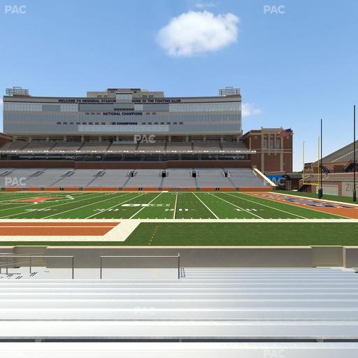 Gies Memorial Stadium - Section Front 103 Seat View