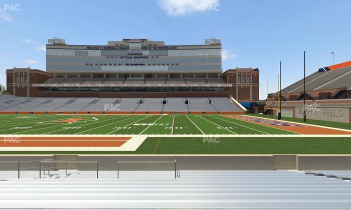 Gies Memorial Stadium - Section Front 103 Seat View