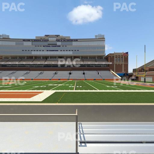 Gies Memorial Stadium - Section Front 103 Seat View