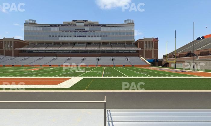 Gies Memorial Stadium - Section Front 103 Seat View