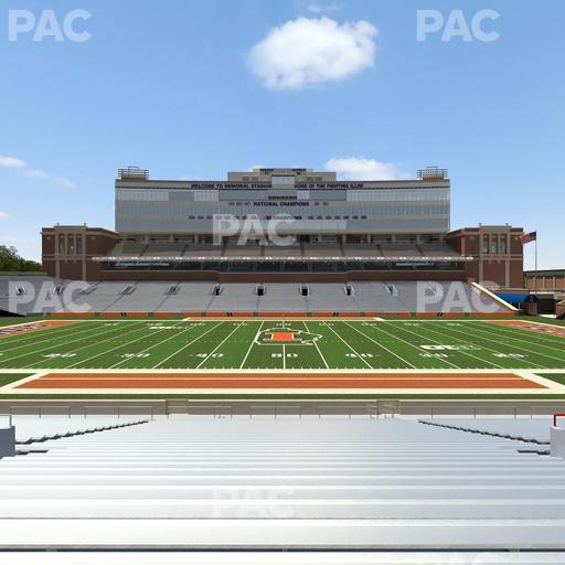 Gies Memorial Stadium - Section Front 105 Seat View