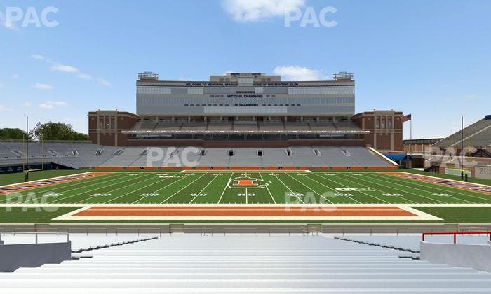 Gies Memorial Stadium - Section Front 105 Seat View