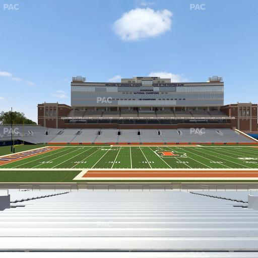 Gies Memorial Stadium - Section Front 106 Seat View