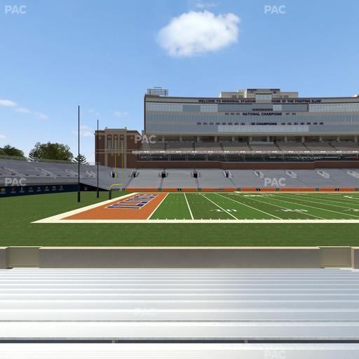 Gies Memorial Stadium - Section Front 108 Seat View