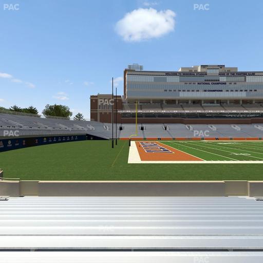 Gies Memorial Stadium - Section Front 109 Seat View