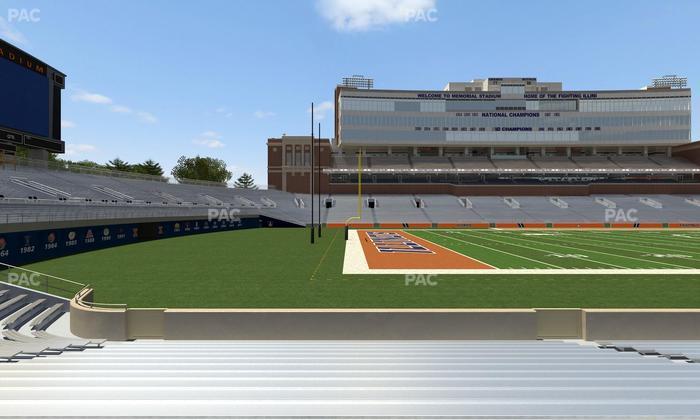 Gies Memorial Stadium - Section Front 109 Seat View