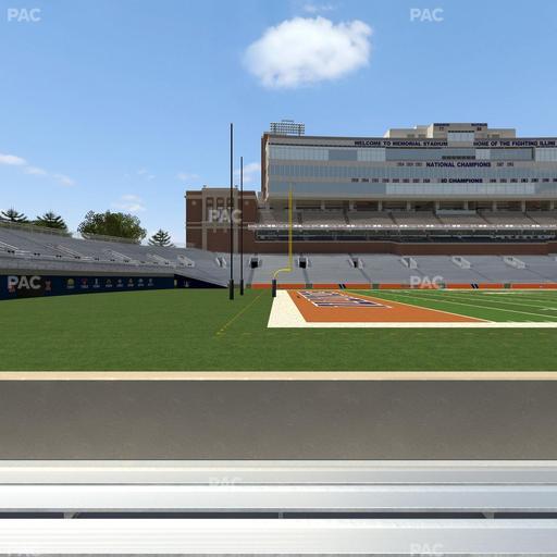 Gies Memorial Stadium - Section Front 109 Seat View