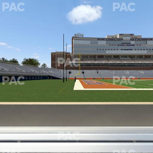 Gies Memorial Stadium - Section Front 109 Seat View