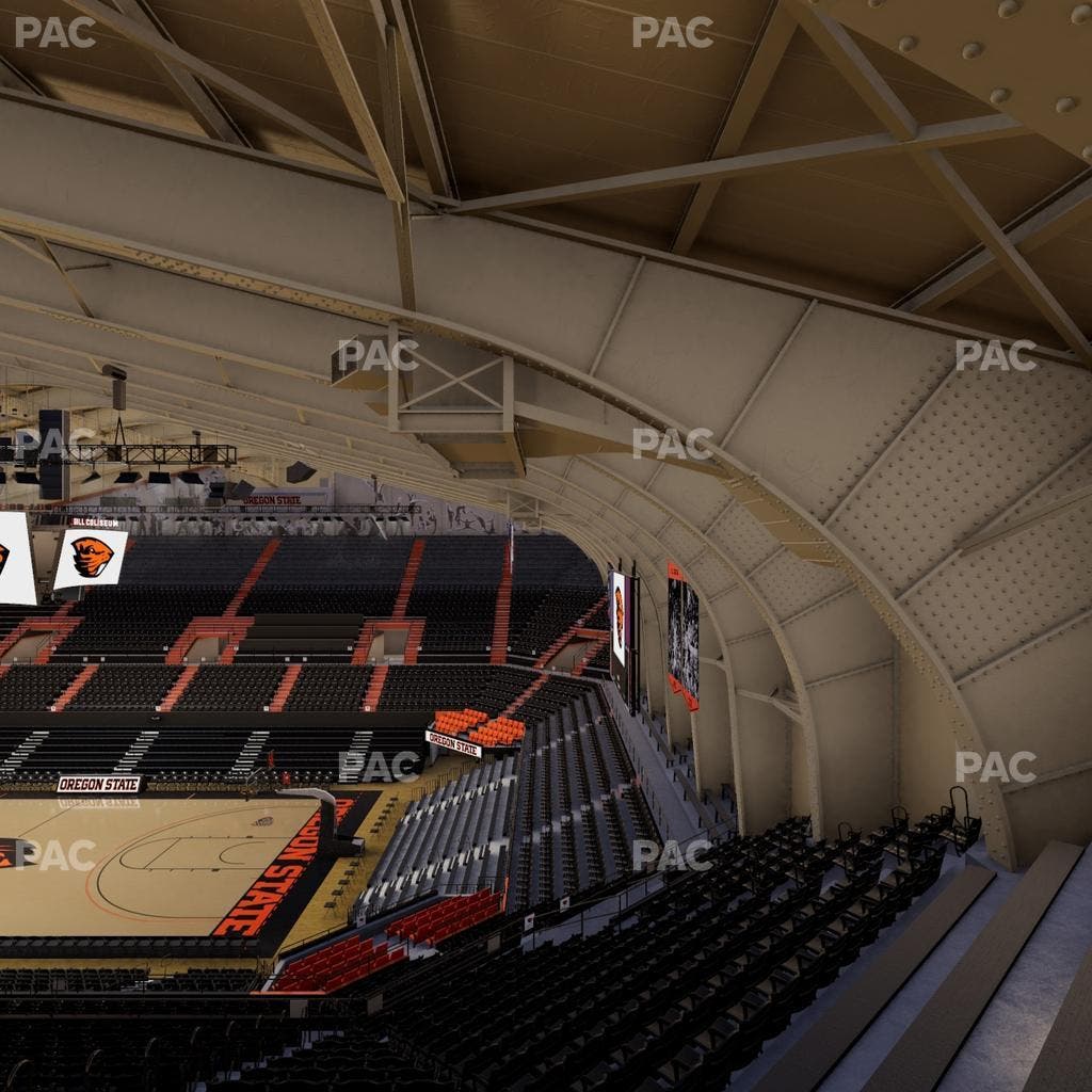 Gill Coliseum - Section 1 Seat View