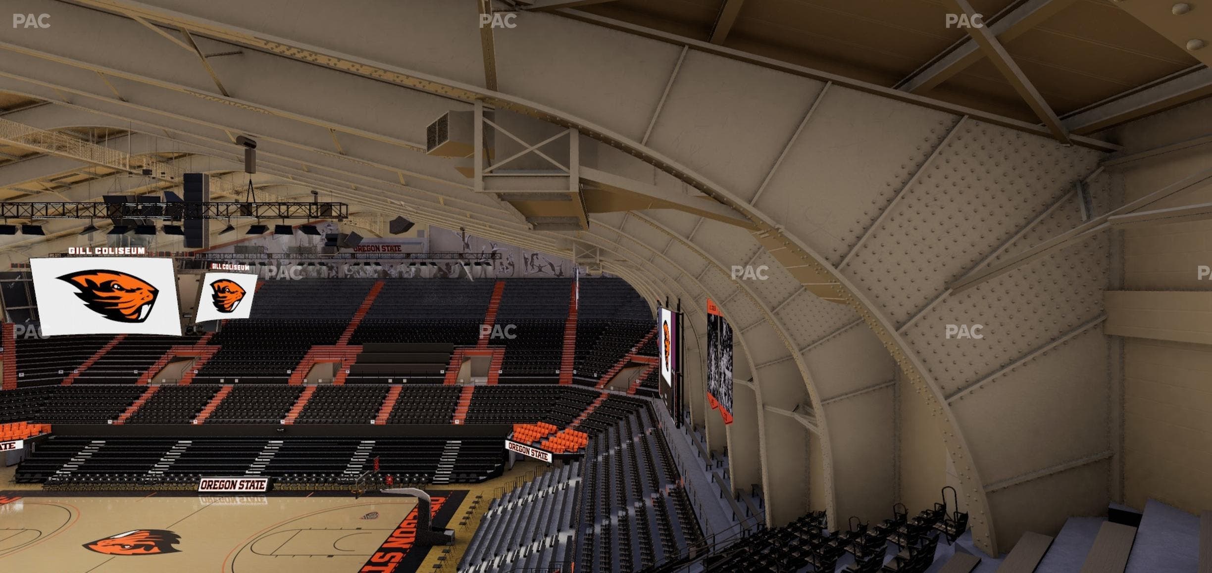 Gill Coliseum - Section 1 Seat View