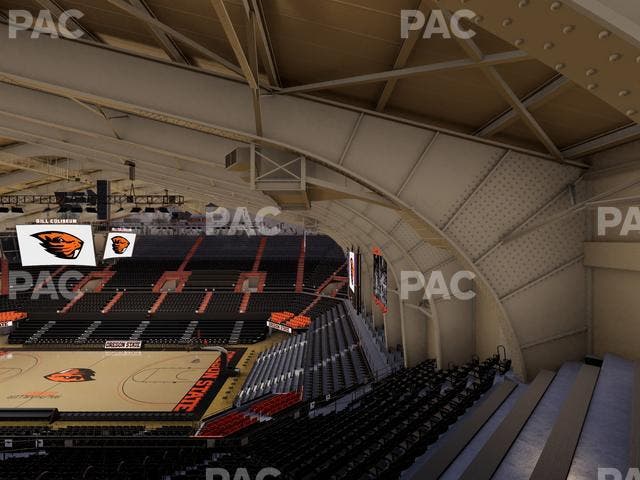 Gill Coliseum - Section 1 Seat View