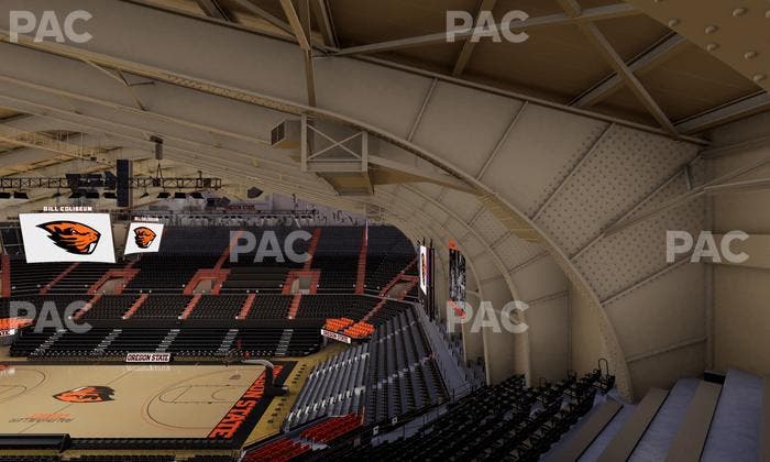 Gill Coliseum - Section 1 Seat View