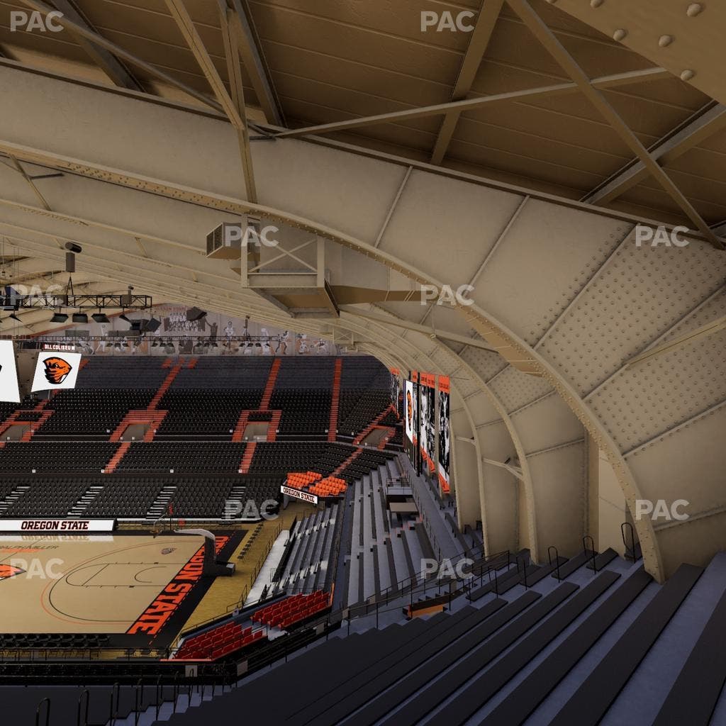 Gill Coliseum - Section 10 Seat View