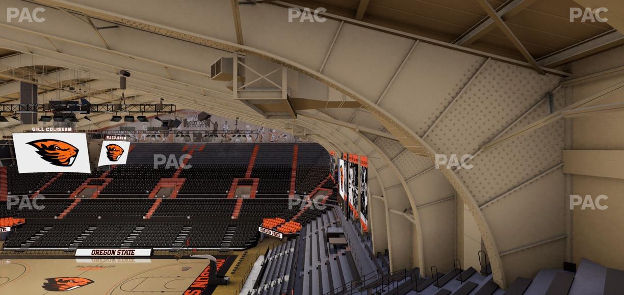 Gill Coliseum - Section 10 Seat View