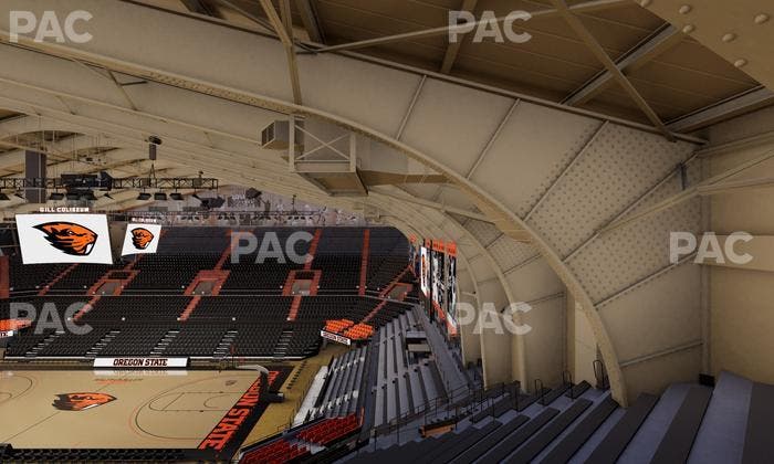 Gill Coliseum - Section 10 Seat View
