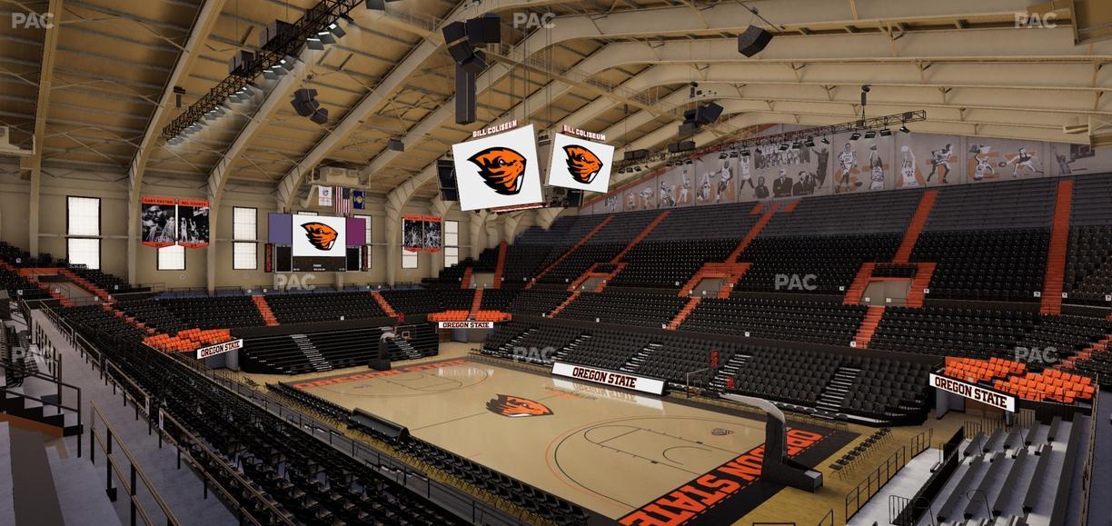 Gill Coliseum - Section 10 Seat View