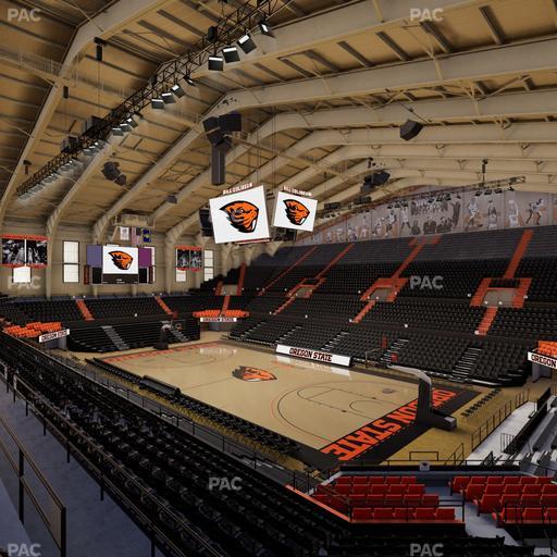 Gill Coliseum - Section 10 Seat View