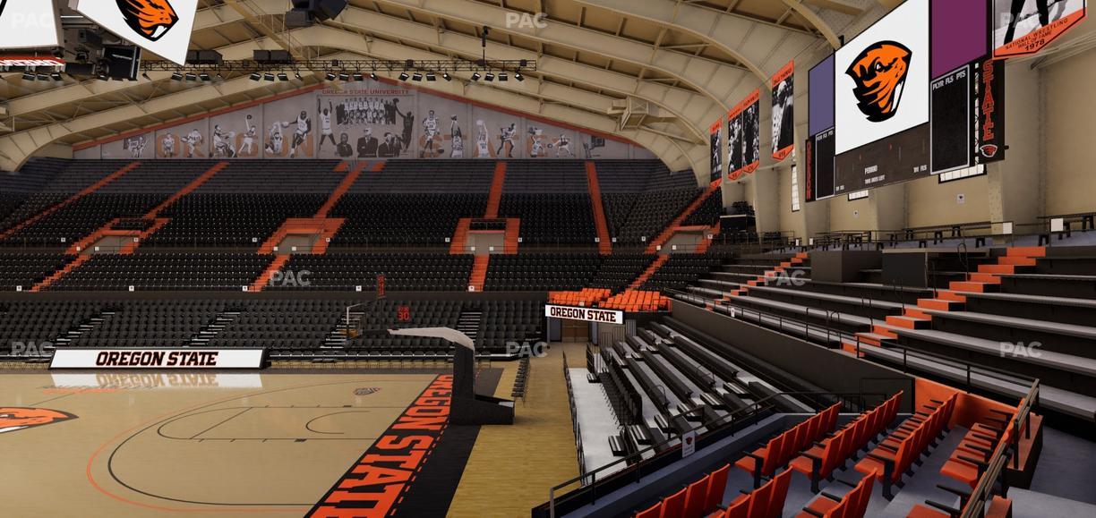 Gill Coliseum - Section 11 Seat View