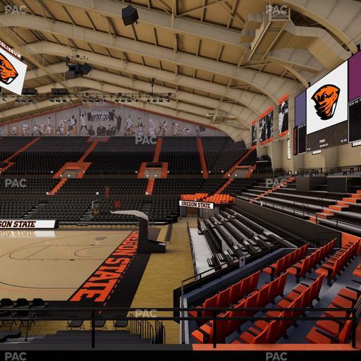 Gill Coliseum - Section 11 Seat View