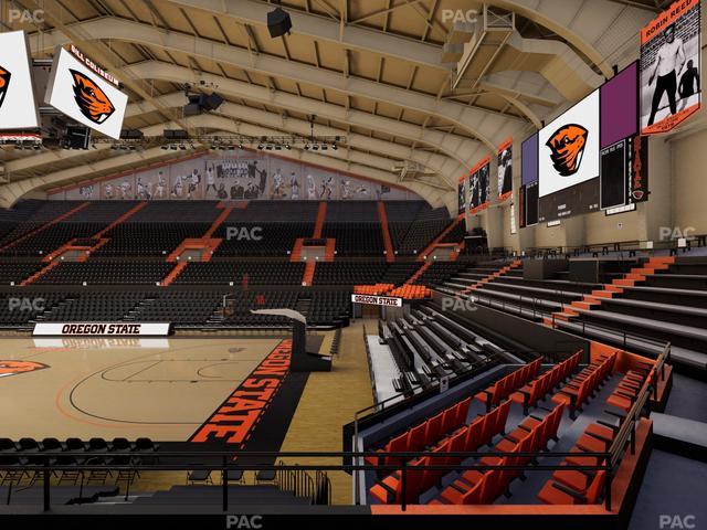 Gill Coliseum - Section 11 Seat View Gill Coliseum - Section 11 Seat View