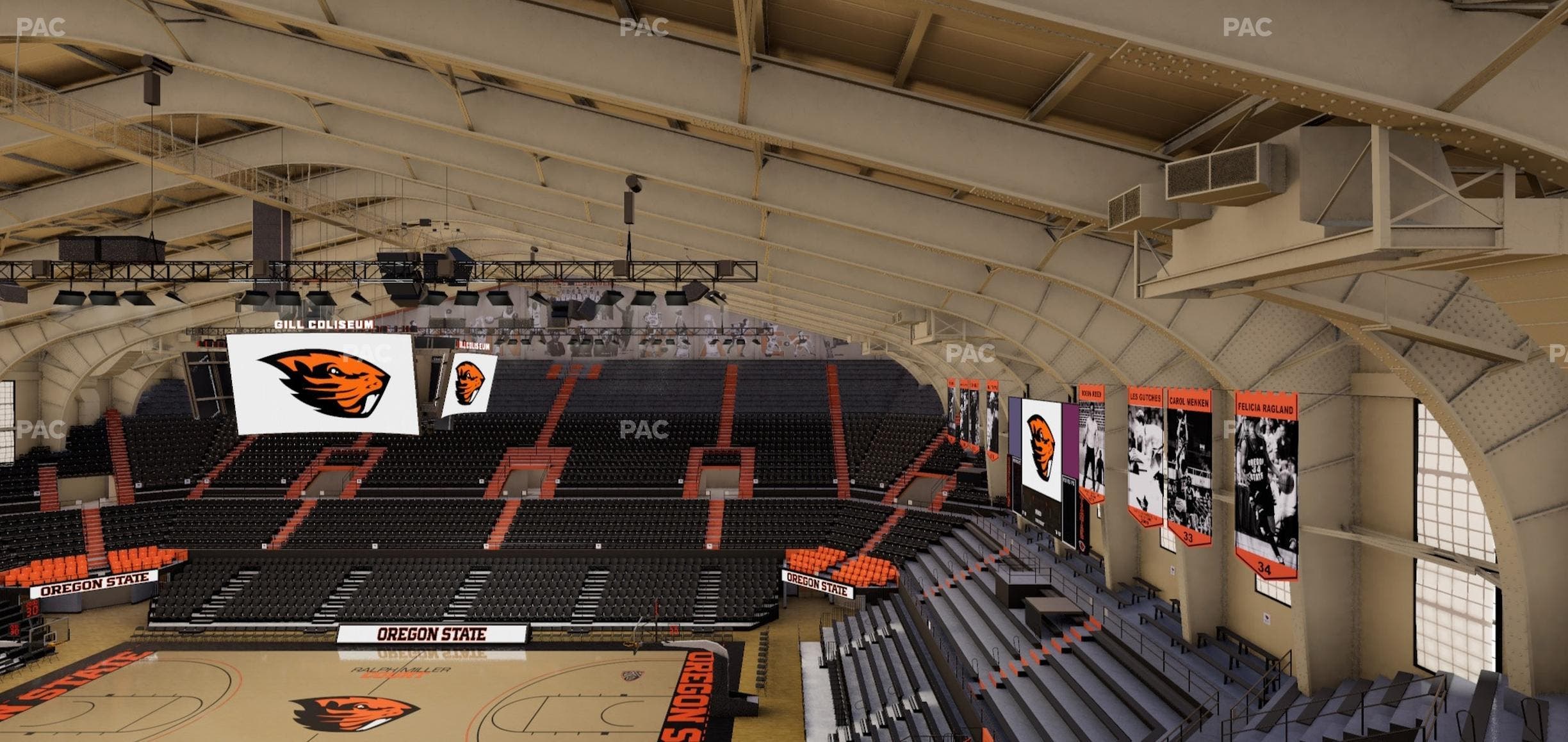 Gill Coliseum - Section 11 Seat View