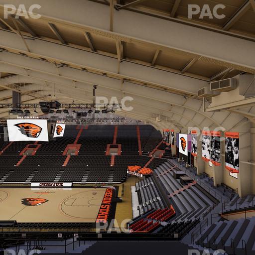 Gill Coliseum - Section 11 Seat View
