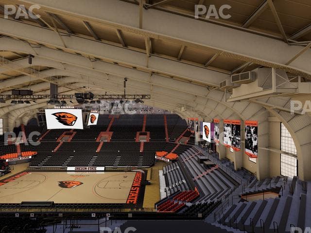 Gill Coliseum - Section 11 Seat View