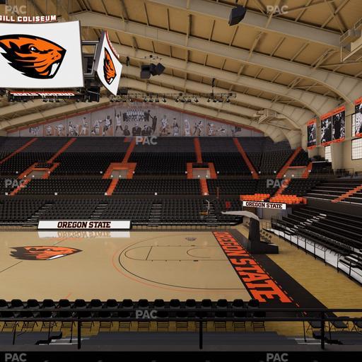 Gill Coliseum - Section 12 Seat View