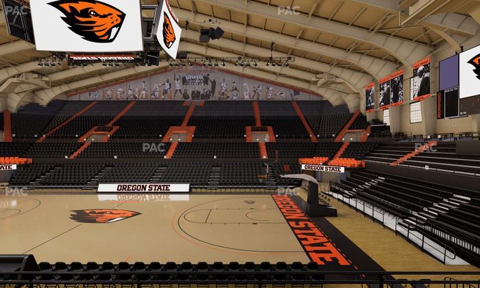 Gill Coliseum - Section 12 Seat View